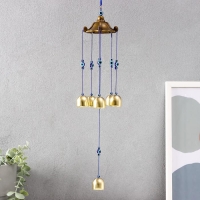 Музыка ветра металл "От сглаза" 6 колокольчиков 45х7,5х7,5 см Музыка ветра металл "От сглаза" 6 колокольчиков 45х7,5х7,5 см