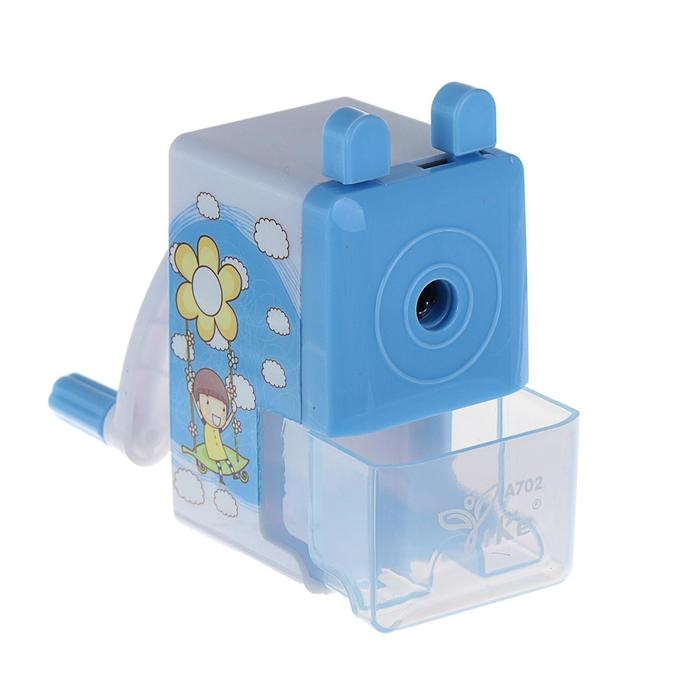 Точилка механическая с контейнером Точилка механическая с контейнером "Классика", МИКС