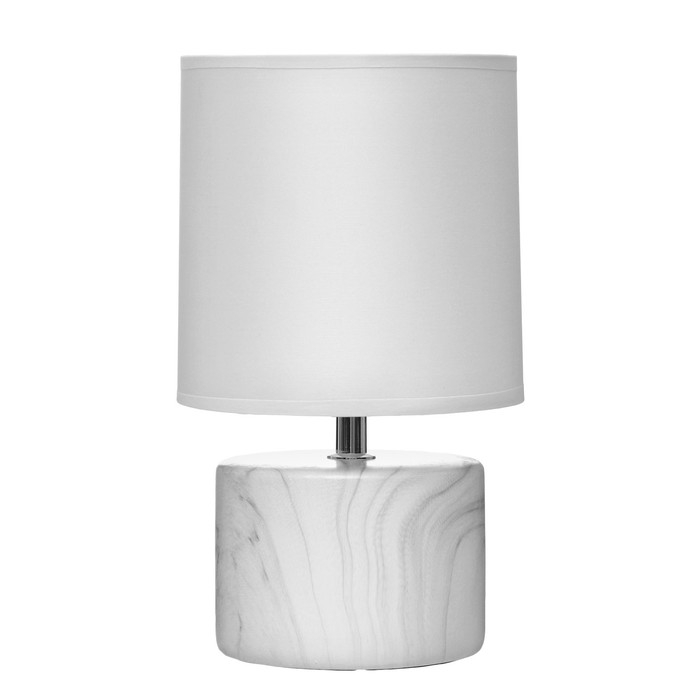 Лампа настольная 16374/1 E14 40Вт бело-серый 16х16х29 см RISALUX Лампа настольная 16374/1 E14 40Вт бело-серый 16х16х29 см RISALUX