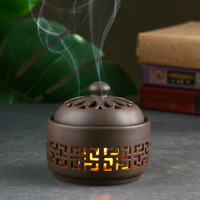 Шкатулка для благовоний Шкатулка для благовоний "Падмини" 10х10см (батарейки ААА)