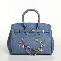 Сумка женская 24*14*19, отд на клапане, длин ремень, синий Сумка женская 24*14*19, отд на клапане, длин ремень, синий