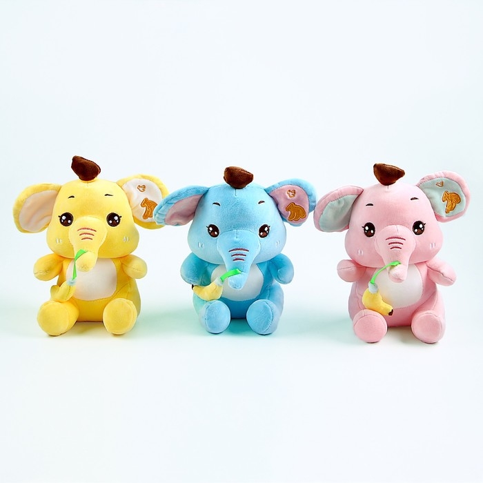 Мягкая игрушка &laquo;Слоник с бананом&raquo;, цвета МИКС