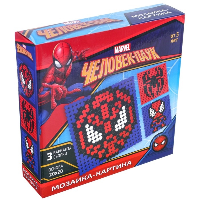 Конструктор-картина &laquo;Человек-паук&raquo;, 3 варианта сборки