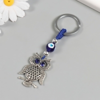 Брелок от сглаза металл "Сова на ветке" 3,3х7 см Брелок от сглаза металл "Сова на ветке" 3,3х7 см