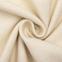 Штора портьерная Этель &laquo;Структурная&raquo;, цвет молочный, на шторной ленте, 250х265 см, 100% п/э