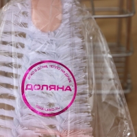 Ёршик для посуды двойной Доляна, 31&times;6 см, цвет МИКС