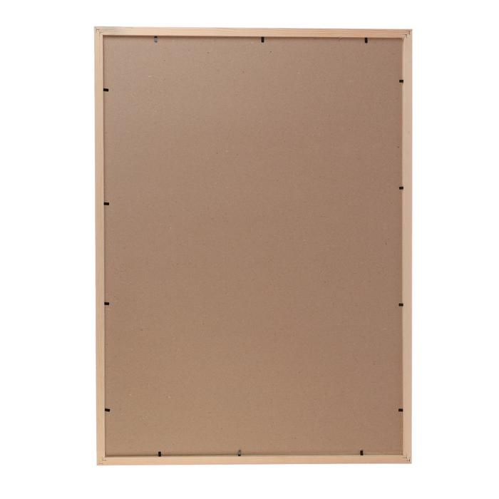 Фоторамка 50х70 см белое дерево пр. № 2  МИКС (пластиковый экран)