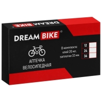 Аптечка велосипедная Dream Bike, 24 заплатки Аптечка велосипедная Dream Bike, 24 заплатки