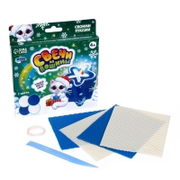 Свеча своими руками из вощины на новый год &laquo;Снежинка&raquo;, новогодний набор для творчества