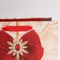 Пакет подарочный новогодний ламинированный &laquo;Драгоценности&raquo;, ML 23 х 27 х 11,5 см, Новый год