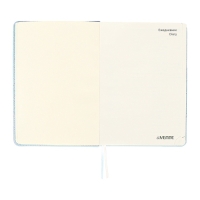 Ежедневник недатированный, A5, 136 листов, кожзам, deVENTE. Tailor, твердая обложка с поролоном, хлястик, перфорация, ляссе, блок 70%, голубой