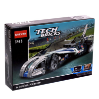 Конструктор с инерционным механизмом &laquo;Гоночный спорткар&raquo;, 125 деталей