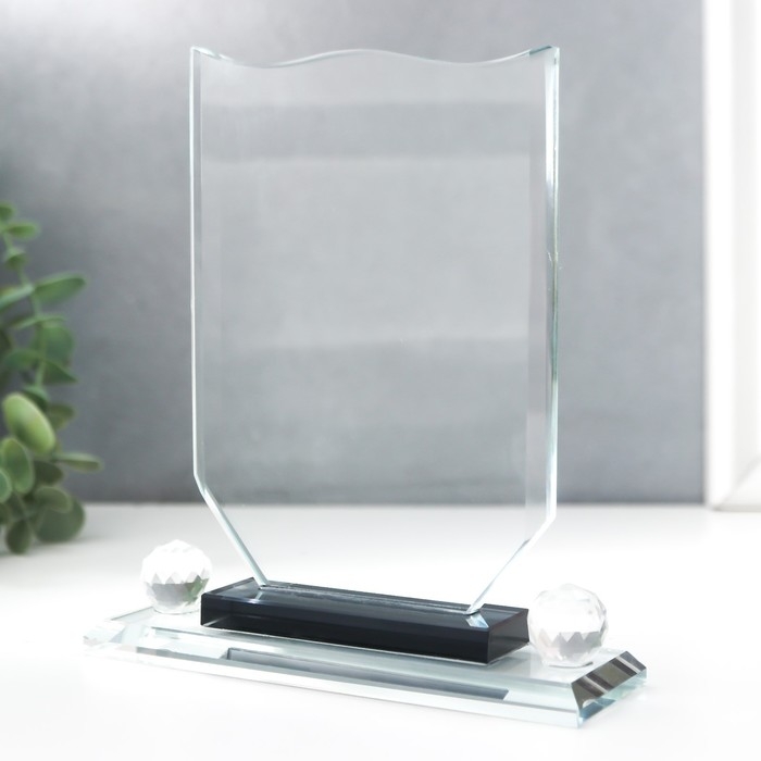 Сувенир стекло Сувенир стекло "Стела наградная" 17х12х4 см