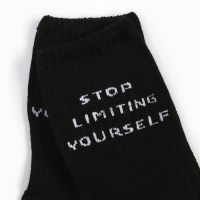 Носки мужские MINAKU "Stop" цвет черный, р-р 43-45 (29 см) Носки мужские MINAKU "Stop" цвет черный, р-р 43-45 (29 см)