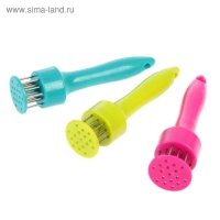 Тендерайзер для мяса Доляна, 19 см, цвет МИКС Тендерайзер для мяса Доляна, 19 см, цвет МИКС