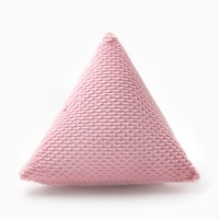 Подушка Этель "Треугольник" d=40 см , цв.розовый