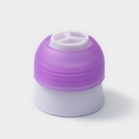 Набор кондитерский Доляна, 9 предметов: мешок 32 см, 7 насадок (d=3 см), адаптер, насадки МИКС