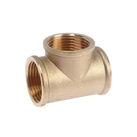 Тройник ZEIN, 1", внутренняя резьба, латунь Тройник ZEIN, 1", внутренняя резьба, латунь