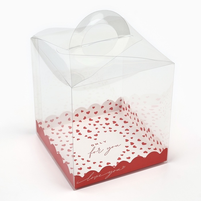 Коробка кондитерская, сундук, упаковка, Only for you, 16 х 16 х 18 см Коробка кондитерская, сундук, упаковка, Only for you, 16 х 16 х 18 см