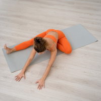 Коврик для йоги Sangh, 173&times;61&times;0,6 см, цвет серый