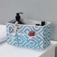 Органайзер для мелочей Доляна «Лагуна», 3 кармана, 25×12×15 см, цвет бирюзовый Органайзер для мелочей Доляна «Лагуна», 3 кармана, 25×12×15 см, цвет бирюзовый