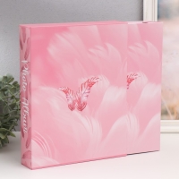 Фотоальбом на 200 фото 13х18 см "Пёрышки в дымке" в коробке МИКС 5,5х23х29,5 см