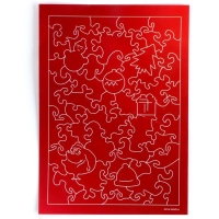 Пазл деревянный фигурный на новый год «Любимый новогодний волшебник», 54 элементов Пазл деревянный фигурный на новый год «Любимый новогодний волшебник», 54 элементов