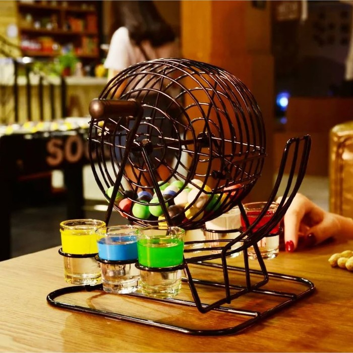 Игра "Пьяный Бинго", 6 стопок, 22 х 19 х 19 см