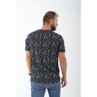 Футболка SL "Пейсли", 46, чёрный