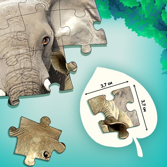 Обучающий набор «Животные нашей планеты», мини-энциклопедия и пазл, 88 элементов Обучающий набор «Животные нашей планеты», мини-энциклопедия и пазл, 88 элементов