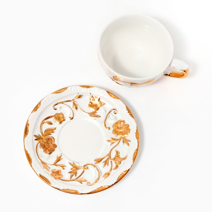 Чайная пара фарфор &laquo;Соната&raquo; чашка 200 мл, блюдце ⌀ 16 см