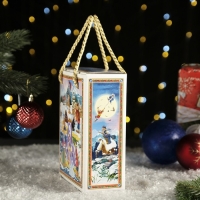 Новый год. Подарочная коробка "Что за прелесть эти сказки!", 16,5 х 7,9 х 20,8см.