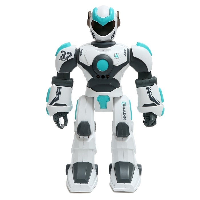 Робот &laquo;Атакер&raquo;, радиоуправление, голосовое управление, свет, звук, с аккумулятором