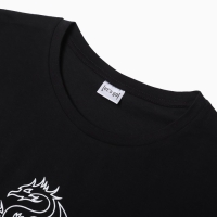 Футболка мужская, цвет черный, размер 50