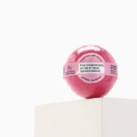 Бомбочка для ванны &laquo;Я не сахарная вата, но таю от твоих прикосновений&raquo;, 130 г, аромат малины, 18+, BEAUTY FOX