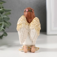 Сувенир полистоун "Ангел-девушка молится" 9х5х4,5 см