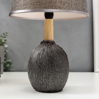 Лампа настольная 16388/1 E14 40Вт серебро 22х22х37 см RISALUX