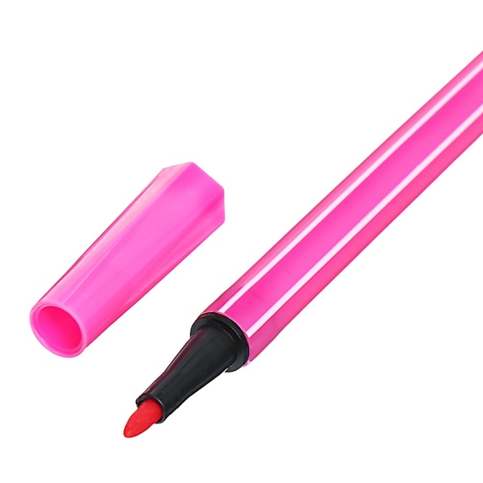 Фломастеры 12 цветов, в тубусе, синяя "Обезьянка"