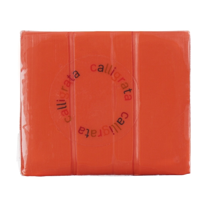 Полимерная глина 50 гр, неоновая, оранжевая Полимерная глина 50 гр, неоновая, оранжевая