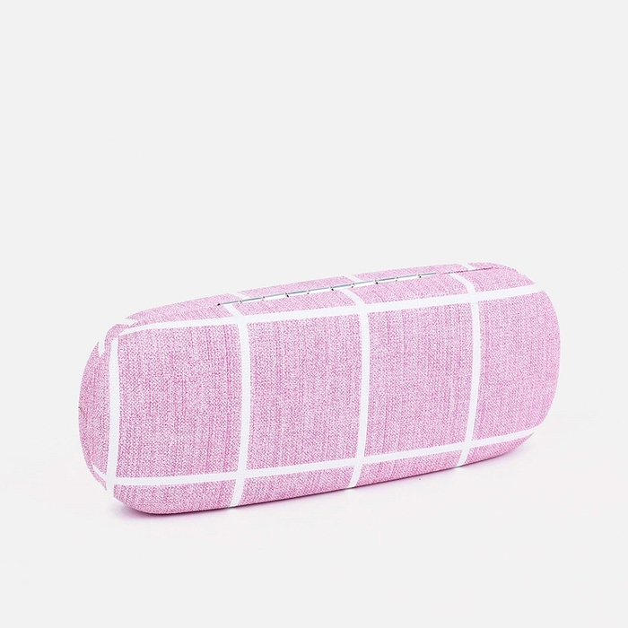 Футляр для очков на хлопушке, длина 16 см, цвет розовый Футляр для очков на хлопушке, длина 16 см, цвет розовый