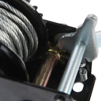 Лебедка ручная барабанная тяговая ТУНДРА, 800 кг, металлический трос 8 метров Лебедка ручная барабанная тяговая ТУНДРА, 800 кг, металлический трос 8 метров