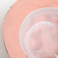 Панама детская MINAKU "Крокодилы", цвет розовый, р-р 52-54