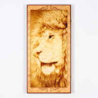 Нарды деревянные большие, с шашками "Лев", настольная игра, 60 х 60 см Нарды деревянные большие, с шашками "Лев", настольная игра, 60 х 60 см