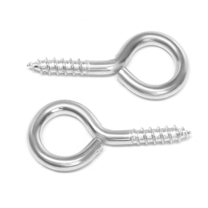 Шуруп-кольцо ТУНДРА, для строительных лесов, оцинкованный, 5х50 мм, 10 шт