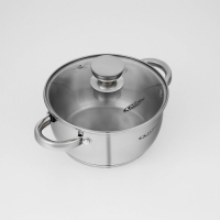 Кастрюля «Антея», 2 л, d=18 см, капсульное дно, индукция Кастрюля «Антея», 2 л, d=18 см, капсульное дно, индукция