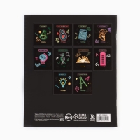 Предметная тетрадь А5, 48 л на скрепке &laquo;Неон. Алгебра&raquo;  Софт тач лам, 3D лак