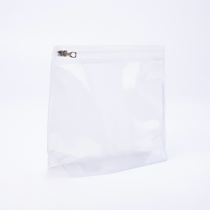 Косметичка с застёжкой зип-лок, цвет прозрачный Косметичка с застёжкой зип-лок, цвет прозрачный