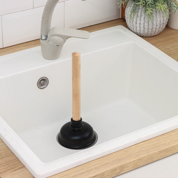 Вантуз, d=10,5 см, длина ручки 20 см Вантуз, d=10,5 см, длина ручки 20 см