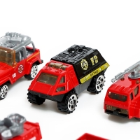 Набор металлических машин «Пожарная служба», в наборе 15 шт Набор металлических машин «Пожарная служба», в наборе 15 шт