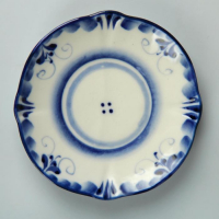 Блюдце «Силуэт», 9х9х1 см, гжель Блюдце «Силуэт», 9х9х1 см, гжель